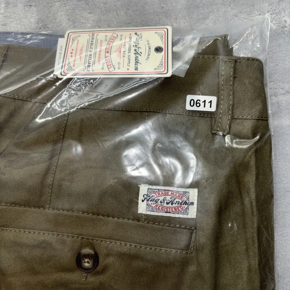 Flag & Anthem 36x30 Men's Pants Nashville Straight Stretch Olive‎ NWT